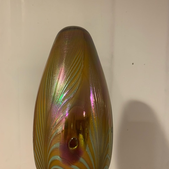 Pendant light Opalescent Hand Blown Glass (3 Available) - Picture 4 of 10